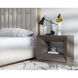 Thales 36 X 28 inch Grey Night Stand